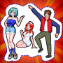 icon Pose Puzzle:Tricky Paper Doll()