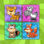 icon Memory Match Animals(Permainan anak-anak permainan memori binatang)