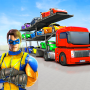 icon Superhero Car Transport Truck(Truk Pengangkut Mobil Superhero
)