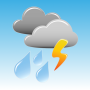 icon Thunderstormweather warnings(Thunderstorms - peringatan cuaca)