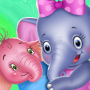 icon Baby elephant - animal newborn pet vet doctor (Bayi gajah - hewan yang baru lahir dokter hewan peliharaan
)