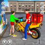 icon Pizza Bike Game(Pizza Permainan Sepeda 3D)