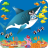 icon Shark Jouney(Shark Journey: Hungry Big Fish Makan Kecil dan tumbuh) 1.7