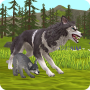 icon Wild Wolf Chasing Animal(Serigala Liar Hewan Mengejar Sim
)
