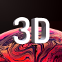 icon 3D wallpaper(3d live wallpaper Aplikasi, Film Serial)