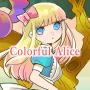icon Colorful Alice(Warna-warni Alice + HOME Theme)