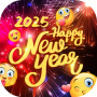 icon Funny Emoji GIF Sticker 2025 (Stiker GIF Emoji Lucu 2025)