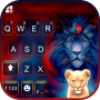 icon Wild Lion Keyboard Background (Wild Lion Keyboard Latar Belakang
)