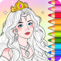 icon Princess Game Fantasy Coloring (Game Putri Mewarnai Fantasi)