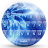 icon Keyboard Theme Glass Blue Wave 200