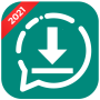icon Status Saver 2021 - Whats App Status Downloader (Penghemat Status 2021 - Pengunduh Status Aplikasi Whats
)