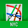 icon MyMaps(Peta Kereta Bawah Tanah NYC Peta Bus MTA)
