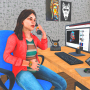 icon Pregnant Mother Office Life 3D (Ibu Hamil Kehidupan Kantor)