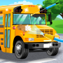 icon School Bus Car Wash(Cuci Mobil Bus Sekolah)