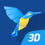 icon mozaik3D app(mozaik3D - Belajar itu menyenangkan!)