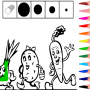 icon Coloring children (Mewarnai anak-anak)