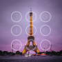 icon Eiffel Tower Pin Lock Screen (Kunci Pin Menara Eiffel)