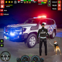icon Rear Police Car Chase Game 3D(Simulator Mobil Polisi AS 3D Clash of Dinos: Memori)