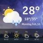icon Live Weather - Widget, Radar (Cuaca Langsung - Widget, Radar)