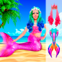 icon Mermaid Game(Mermaid Photo: Permainan untuk anak perempuan)