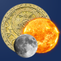icon Moon Calendar(Bulan Kalender Hitam)