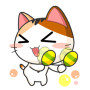 icon Animated Cat Stickers(Stiker Animasi Cat
)