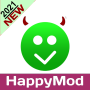 icon HappyMod Tips HappyApps Guide (Tip HappyMod Panduan HappyApps Foto
)