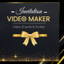 icon Video Invitation Maker Video Ecards & invites(Pembuat Undangan Video-Undangan Digital Pembuat Video
)