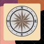 icon Compass and degrees (Kompas dan derajat)