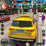 icon City Taxi Simulator Car Drive (Simulator Taksi Kota 2D Drive Mobil)