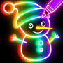 icon Glow Doodle Art - Color & Draw (Glow Doodle Art - Color Draw
)