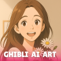 icon Ghibli AI Art Generator (Generator Seni AI Ghibli)