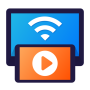 icon Cast Web Video(Transmisikan ke TV/Chromecast/Roku Paket Ikon)