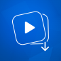 icon Video Downloader for FBsocial(Video Pengunduh Video untuk FBsocial Torrent Client - Peramban Cepat)