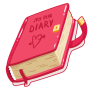 icon Diary(Diary: Notes, Goals, Reminder.)