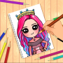 icon How To Draw Cute Princess (Cara Menggambar Putri Lucu
)