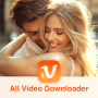icon Video Downloader & Player (Pengunduh Pemutar Video Makanan Perjalanan)