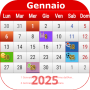 icon Italia Calendario 2025 (Kalender Italia 2025)