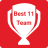 icon Best 11 Team(Skor kriket Live 11 Tim Terbaik Prediksi
) 1.3