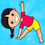 icon Yoga for Kids & Family fitness (untuk Kebugaran Anak Keluarga
)