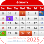 icon Singapore Calendar 2025 (Kalender Singapura 2025)