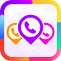 icon Phone Number Locator(Telepon Dengan Manajer Lokasi
)