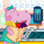 icon Cashier(Hippo: Kasir supermarket)