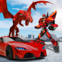 icon Dragon Robot Car Game Robot Transforming Games(Telur Robot Naga Transformasi Mobil)