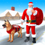 icon Police Dog Snow Rescue Game(Dog Crime Chase Santa Games
)