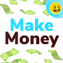 icon Earn Money: Get Paid Get Cash (Hasilkan Uang: Dapatkan Bayaran Dapatkan Uang Tunai Kode QR Pemindai Kode Batang)