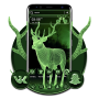 icon Magical Deer Launcher Theme(Tema Peluncur Rusa Ajaib
)
