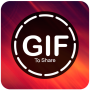 icon GIF To Share(Gif untuk membagikan Suka)