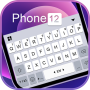 icon Purple Phone 12(Purple Phone 12 Latar Belakang Keyboard
)