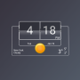 icon 3D flip clock & weather widget pack 6(3D Flip Clock Theme Pack 06)